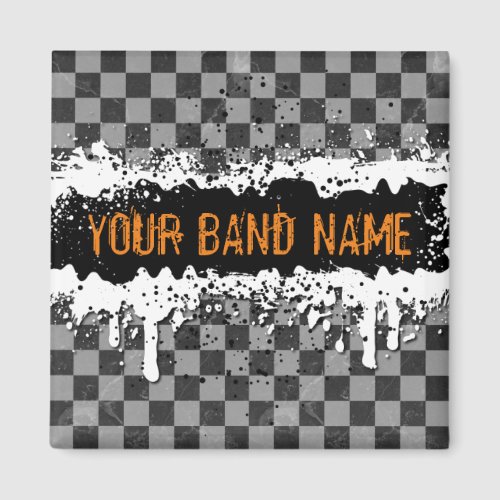 Custom Band Merch Punk Rock  Roll Music Musician  Magnet