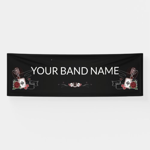Custom Band Merch Rockabilly Tattoo Vinyl Banner