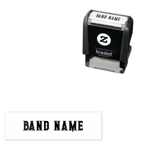 Custom Band Merch Self_inking Stamp