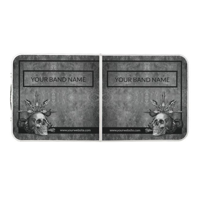 Custom Band Merch Table Rock Skull Metal (Top)