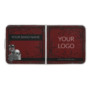 Custom Band Merch Table Skull Rock Music Gothic