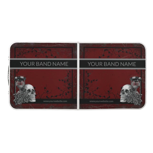 Custom Band Merch Table Skull Rock Music Gothic (Top)