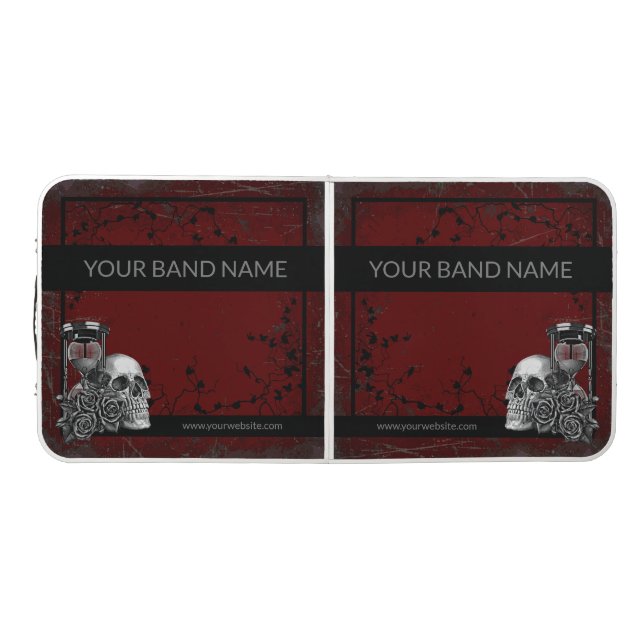 Custom Band Merch Table Skull Rock Music Gothic (Top)