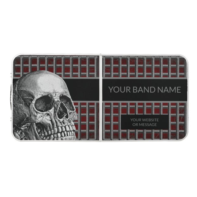 Custom Band Merch Table Skull Rock Show Music Gig (Top)