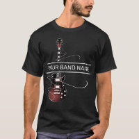 Custom Band T Guitar Rock and Roll Music Merch