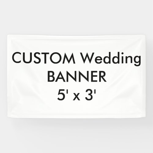 Custom Banner 5 x 3