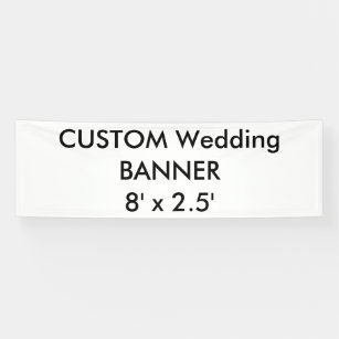 reception wedding banners zazzle