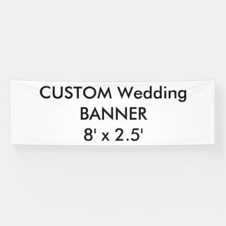 Wedding Reception Indoor & Outdoor Banners | Zazzle