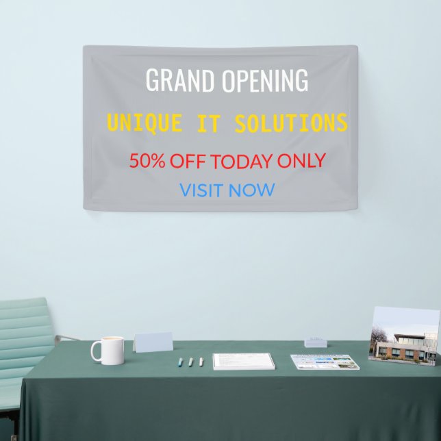 Custom Banner Personalized Vinyl Banner Sign (Tradeshow)