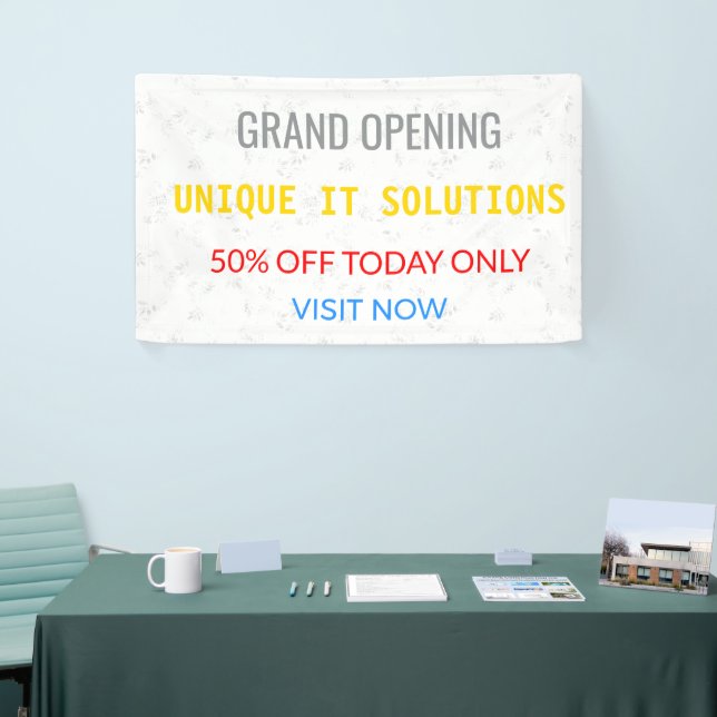 Custom Banner Personalized Vinyl Banner Sign (Tradeshow)