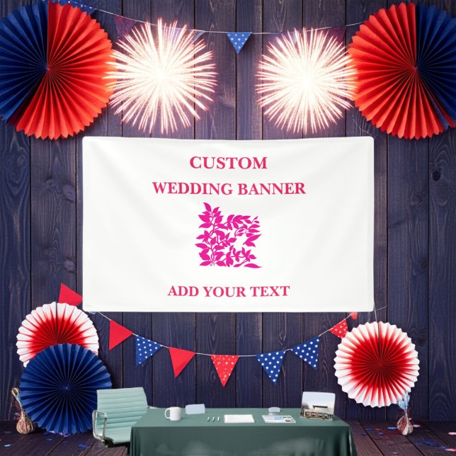 Custom Banners | Elegant Event Décor Signage (Big moments, big banners – graduation style #zazzlemade just for you!)