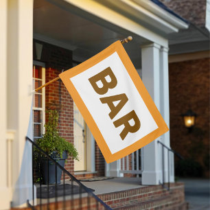 Custom BAR Business Banner Advertising Promotion House Flag