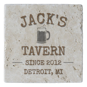 Custom Bar Coaster Gift For Bar Owner