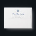 Custom Bar Mitzvah Envelope for A2 Save The Date<br><div class="desc">Custom Bar Mitzvah Envelope for A2 Save The Date</div>