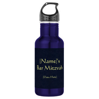 Custom Bar Mitzvah Favors Water Bottle