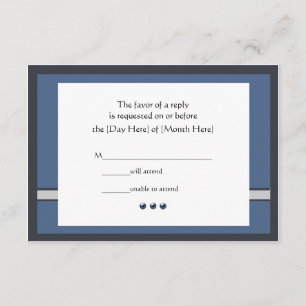 Custom Bar Mitzvah RSVP Cards