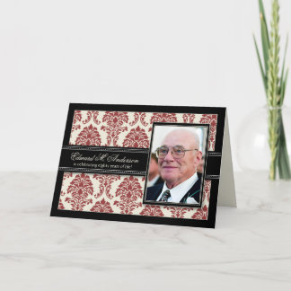 ::custom_barbara 80th birthday party invite (card)