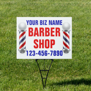 Custom Barber Shop Sign