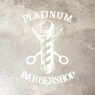 Custom Barbershop Floor Decals
