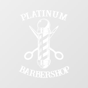 Custom Barbershop Wall Decal