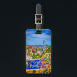 Custom Barcelona Luggage Tag<br><div class="desc">Customize this beautiful design of Park Guell in Barcelona,  Spain with your own contact information.   Photo and design © by T.K. Goforth and signed by the artist.   All rights reserved.  Other items with this design are available in my Beautiful Barcelona collection in my Zazzle store:</div>