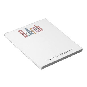 Custom BArch Bachelor of Architecture Graduation Notepad