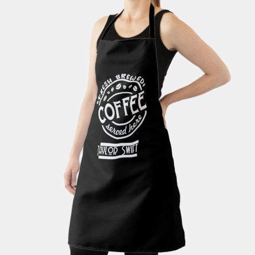 Custom barista aprons for coffee shop or caf 