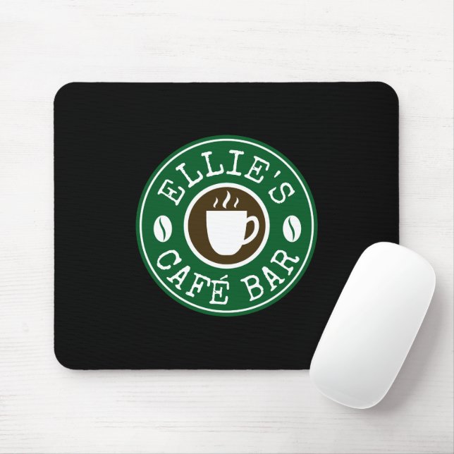 Custom barista computer mousepad for coffee shop (With Mouse)