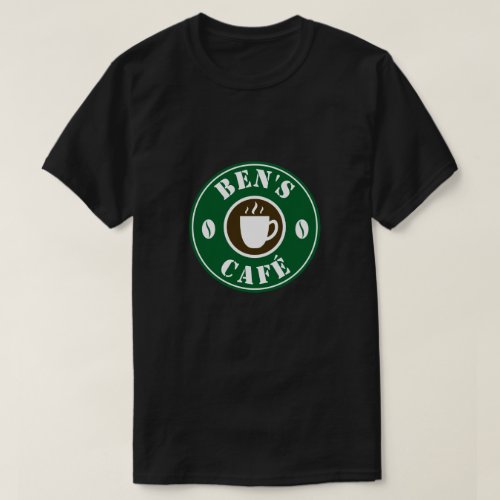 Custom barista t shirts for cafe or coffee lover
