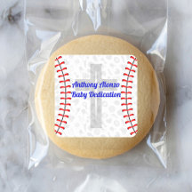 Custom Baseball Baby Dedication w/ Cross