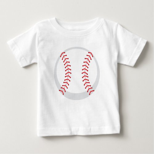 Custom Baseball Baby Fine Jersey T_Shirt