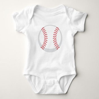 Custom Baseball Baby Jersey Bodysuit by Danialy at Zazzle