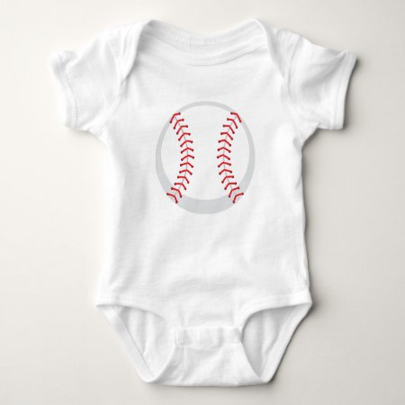 Custom Baseball Baby Jersey Bodysuit