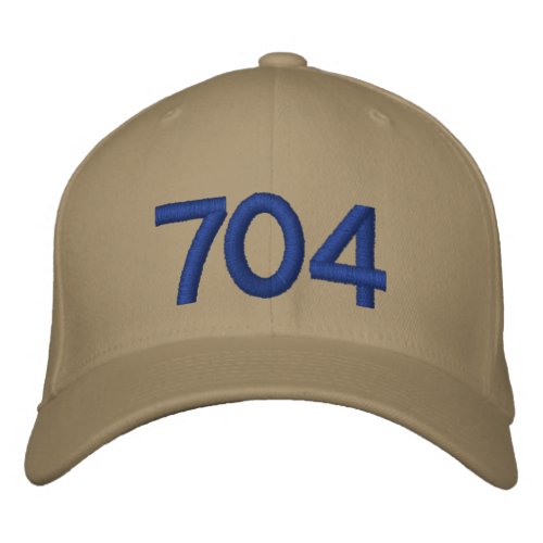 Custom Baseball Cap Charlotte NC representing 704