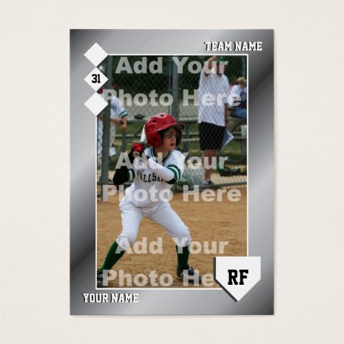 Custom Baseball Card Business Cards