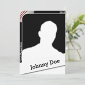 Custom Baseball Card (Standing Front)