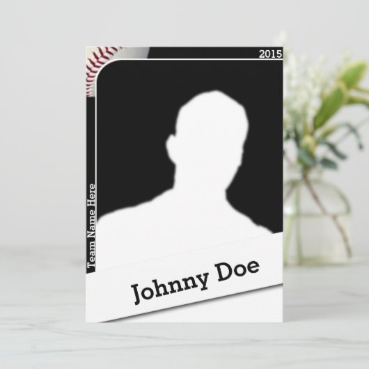 Custom Baseball Card (Standing Front)
