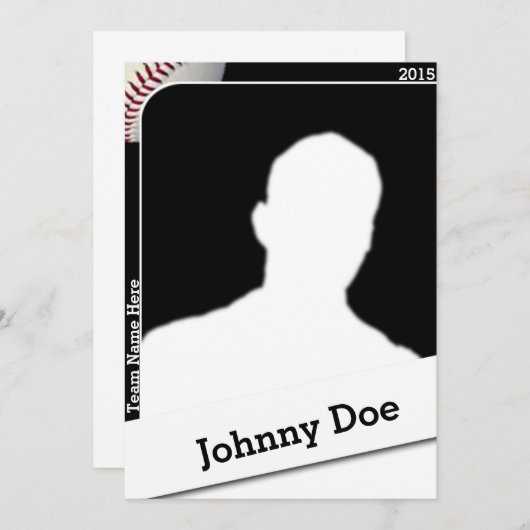 Custom Baseball Card (Front/Back)