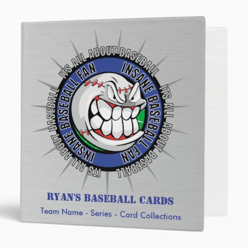 Custom Baseball Card Binder Zazzle