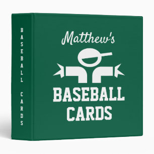 Custom baseball card binder book for collecting