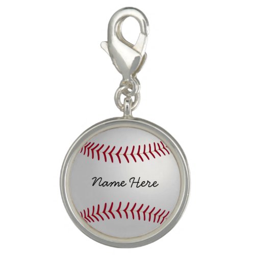 Custom Baseball Charm Add Your Name