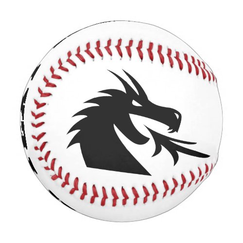 Custom baseball gift with double dragon head logo