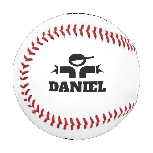 Custom baseball gift with personalized name