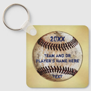 Custom Baseball Keychains, Baseball Party Favors, Keychain