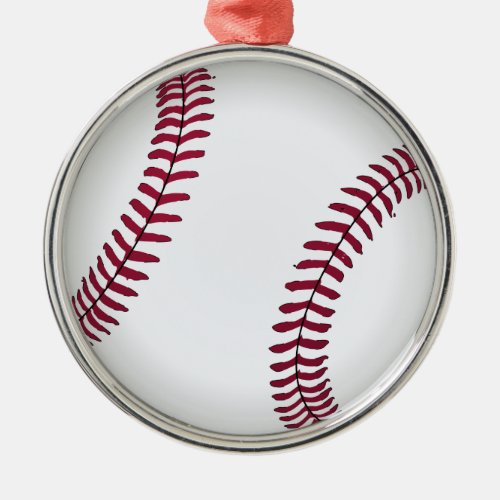Custom Baseball Metal Ornament