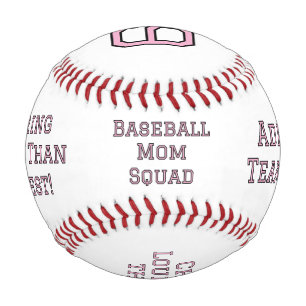 Custom Baseball Mom Squad, Customized Baseball