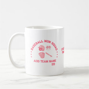 Custom Baseball Mom Squad Mug Perfect Gift