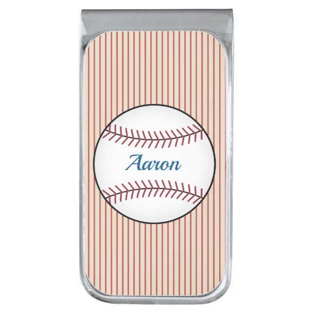 Custom Baseball Money Clip (Front Vertical)
