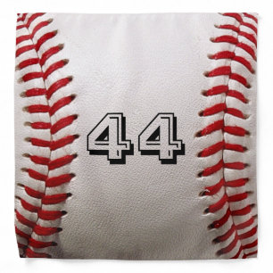 Custom Baseball Number Art – High-Def Sports Photo Bandana