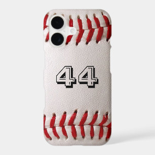 Custom Baseball Number Art – High-Def Sports Photo iPhone 17 Case
